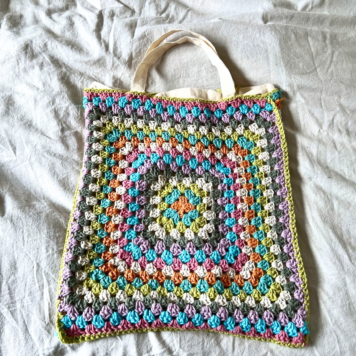 haken voor beginners granny square tas leren haken