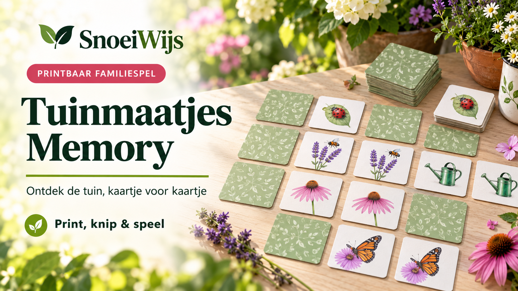 snoeiwijs - tuinmaatjes memory