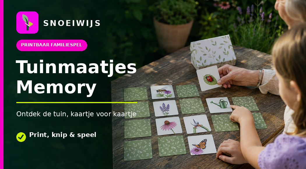 snoeiwijs - tuinmaatjes memory